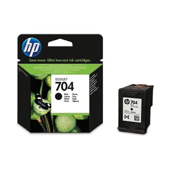 HP 704 Black Siyah Kartuş CN692AE ürün görseli 1