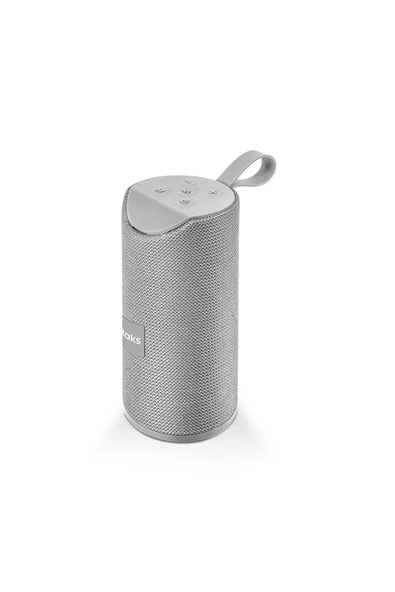 Taks 5BH01GR KH01 Taşınabilir Kablosuz Bluetooth Hoparlör Gri - Resim 3