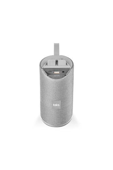 Taks 5BH01GR KH01 Taşınabilir Kablosuz Bluetooth Hoparlör Gri - Resim 2