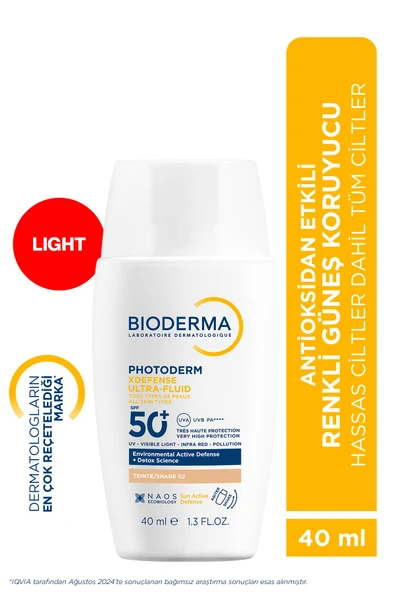 Bioderma Photoderm Xdefense SPF 50+ Light 40 ml ürün görseli 1