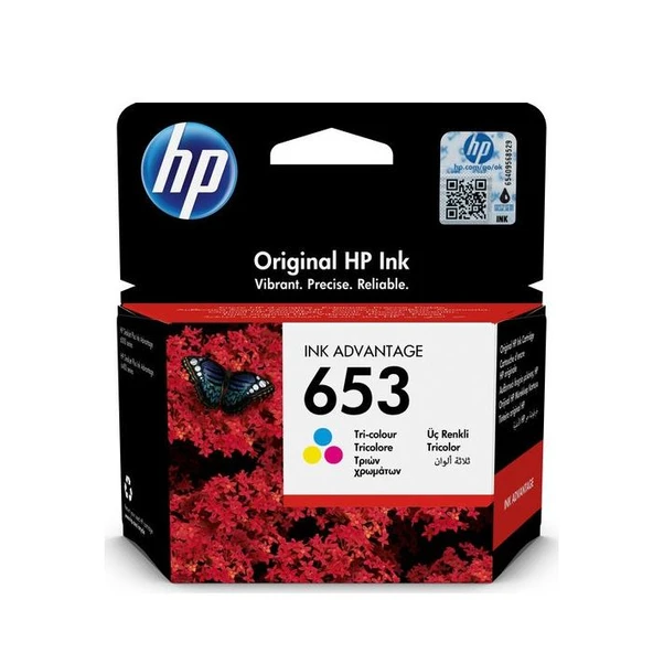HP 653 3YM74AE Renkli Kartuş ürün görseli 1