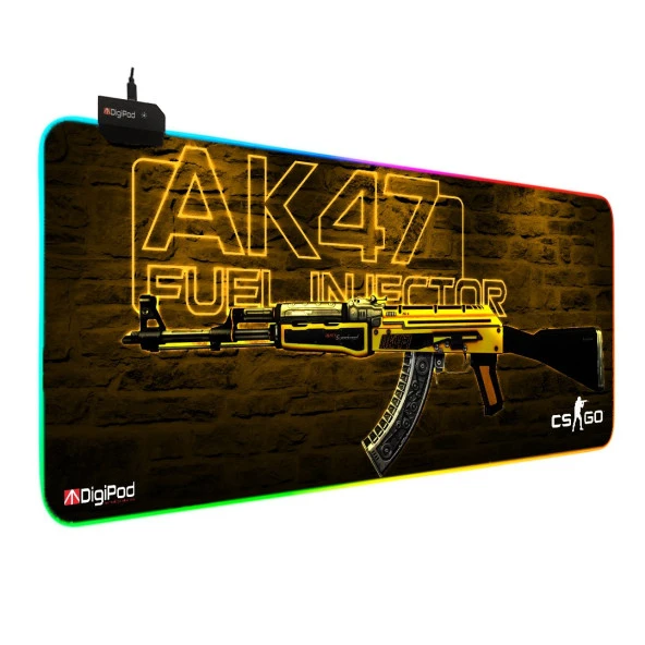 Digipod RGB oyuncu mousepad RGB Gaming oyuncu mouse pad kaymaz taban  70 x 30 ürün görseli 1