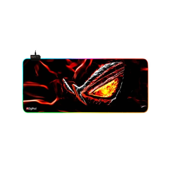 Digipod RGB oyuncu mousepad RGB Gaming oyuncu mouse pad kaymaz taban  70 x 30 ürün görseli 1