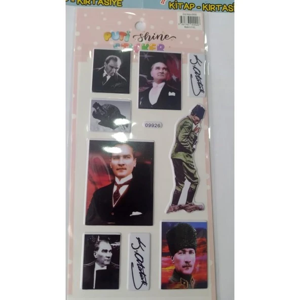 PUTI SHINE STICKER - ATATURK ürün görseli 1