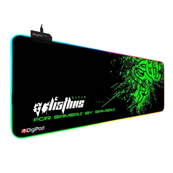 Digipod RGB oyuncu mousepad RGB Gaming oyuncu mouse pad kaymaz taban  70 x 30 ürün görseli 1