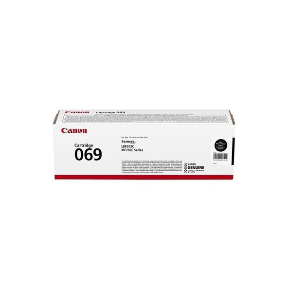 Canon Crg-069Bk Siyah Toner 2.100 Syf. ürün görseli 1
