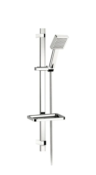 KARE SÜRGÜLÜ DUŞ SETİ + ELDUŞU + 30X15MM KROM KAPLAMA ürün görseli 1