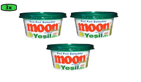 Moon Yeşil Jel Bulaşık Jeli 200 Gr X 3 Adet ürün görseli 1