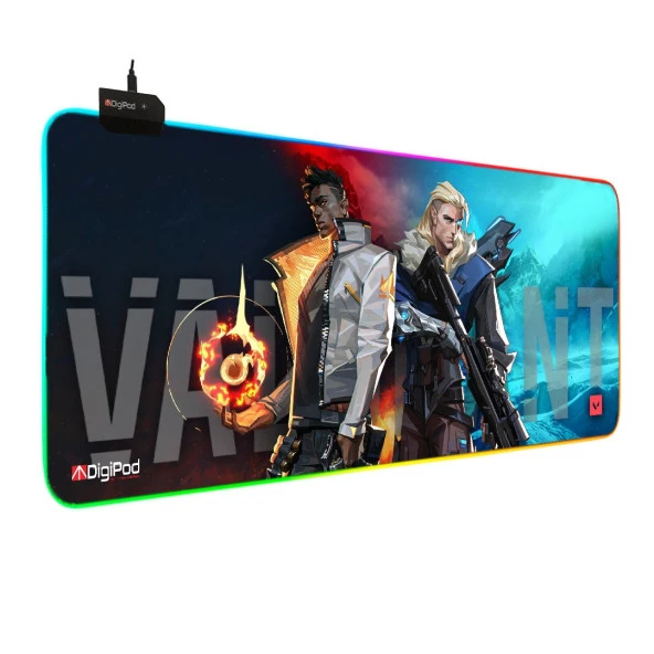 Digipod RGB oyuncu mousepad RGB Gaming oyuncu mouse pad kaymaz taban  70 x 30 ürün görseli 1