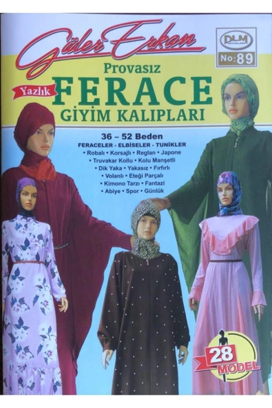 RAMAZANNAKİSVEHOBİ Güler Erkan Sayı 89 Provasız Fecace Giyim Kalıpları Beden: 36-52 ürün görseli 1