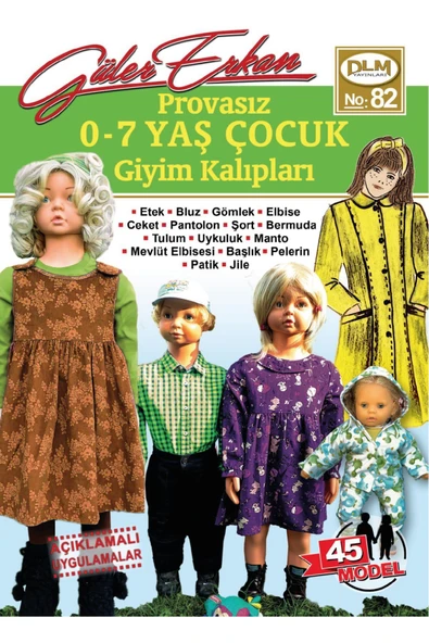 Güler Erkan Provasız 0-7 Yaş Çocuk Giyim Kalıpları Güler Erkan ürün görseli 1