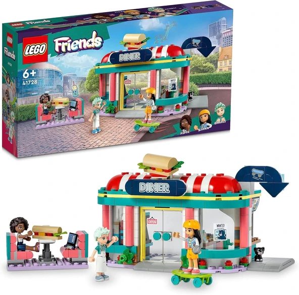 LEGO ® Friends Heartlake Şehir Merkezi Restoranı 41728 - 6 Yaş ve Üzeri için Yapım Seti (346 Parça) ürün görseli 1