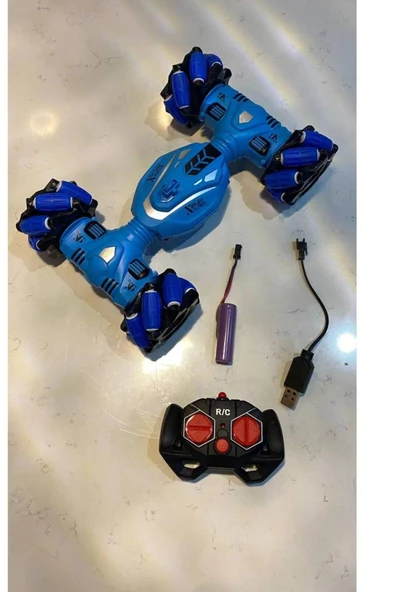 DEKANTOYS Uzaktan Kumandalı Sarjlı Işıklı 360 Dönen Yan Yan Giden Drift Atan Full Fonksiyonlu Araba ürün görseli 1
