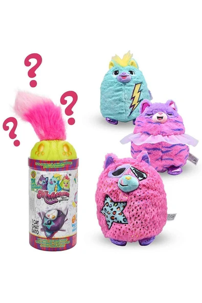 SUNMAN Misfittens Lisanslı Sürpriz Peluş Seri 3 - Resim 3