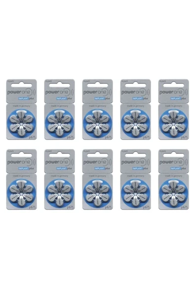 VARTA Powerone Implantplus P675 Kulaklık Pili (60 Adet)1kutu ürün görseli 1
