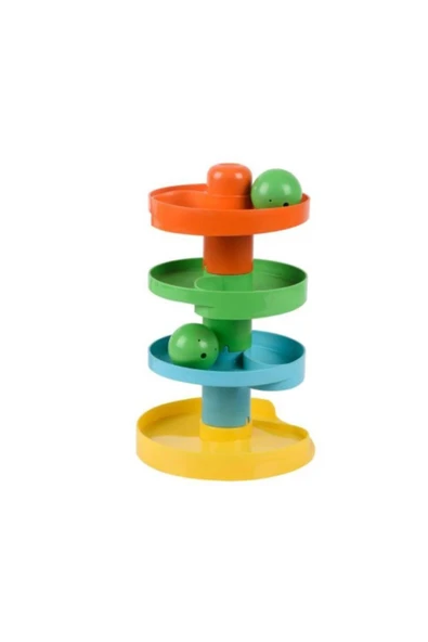 ZUZU TOYS Yağmur Damlası Çıngıraklı Kaydıraklı Eğitici Kule Top Oyunu Bebek Oyuncakları ürün görseli 1