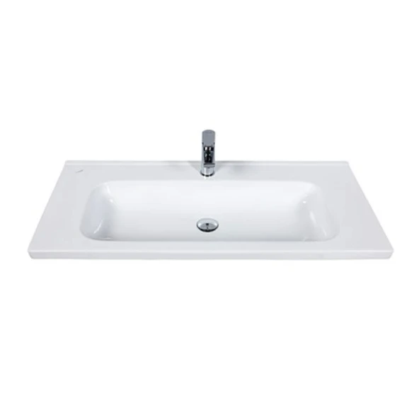 Creavit ID100 İdeal Dolap Uyumlu Lavabo 45X100 cm Beyaz ürün görseli 1
