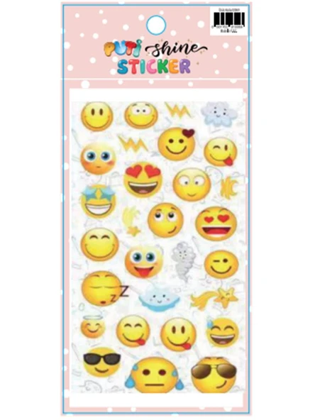 PUTI SHINE STICKER - GULEN YUZ ürün görseli 1
