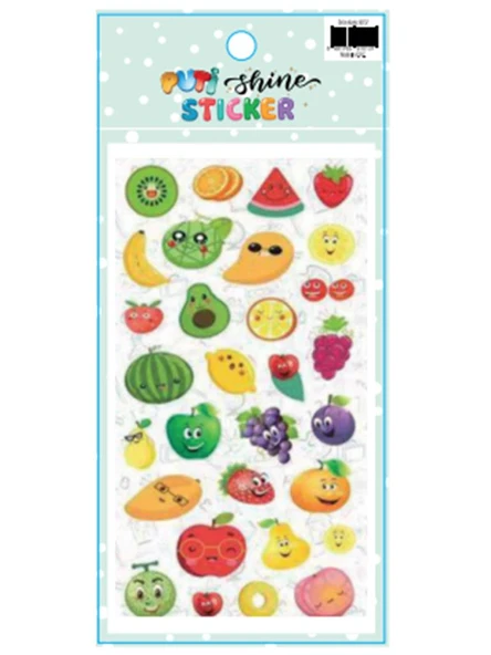 PUTI SHINE STICKER - MEYVELER ürün görseli 1