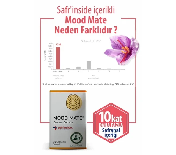 Mood Mate Safran Ekstresi Tableti 30 Tablet - Resim 2