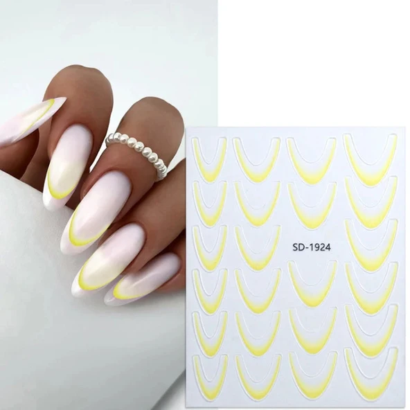 Fontenay 5D Tırnak Stickerları - 5D Nail Stickers SD-1924 ürün görseli 1