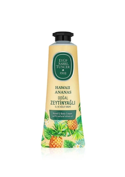 Eyüp Sabri Tuncer Zeytinyağlı El ve Vücut Kremi Hawaii Ananas 50 ml ürün görseli 1