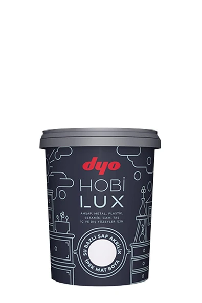 Dyo Hobilux Su Bazlı Saf Akrilik Ipek Mat Boya 0,9 lt ürün görseli 1