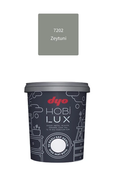 Dyo Hobilux Su Bazlı Saf Akrilik Ipek Mat Boya 0,9 Lt ürün görseli 1