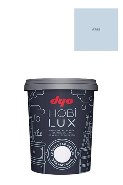 Dyo Hobilux Su Bazlı Saf Akrilik Ipek Mat Boya 0,9 Lt Hobi Boya 6265 Nazarlık ürün görseli 1