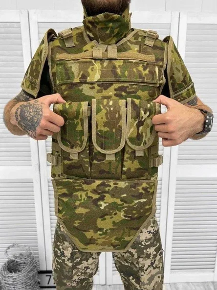 Korumalı Hücum Yeleği Multicam ürün görseli 1
