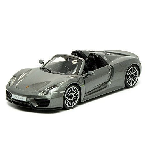 Burago 1:24 Porsche 918 Spyder Model Araba Gri 1/24 Ölçekli Model ürün görseli 1