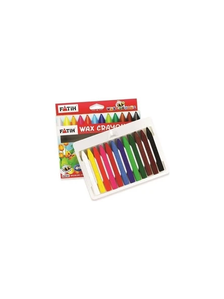 Fatih 12 Renk Jumbo Wax Crayon Pastel Boya ürün görseli 1