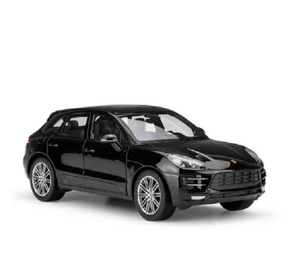 Burago 1:24 Ölçekli Porsche Macan Model Araba Siyah ürün görseli 1