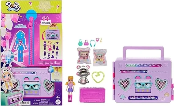 Polly Pocket Radyo Temalı Moda Eğlencesi Oyun Seti HRD65 ürün görseli 1