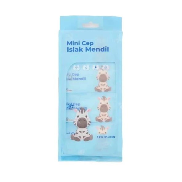 Mini Cep Islak Mendili - Resim 4