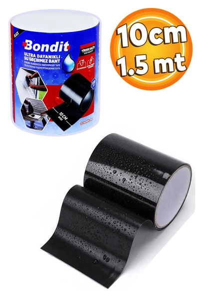 Tamir Bandı Suya Dayanıklı Su Geçirmez Sızdırmaz Bant 10 cm x 1.5 Metre ürün görseli 1