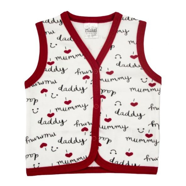 I LOVE DADDY  Baskılı Yelek - Resim 2