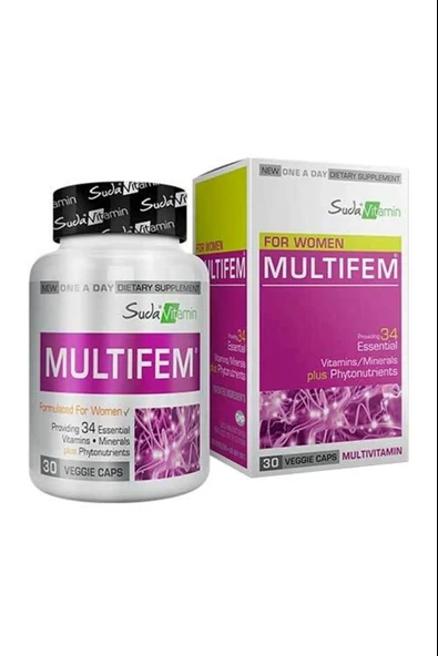 Suda Vitamin Multifem 30 Kapsül ürün görseli 1