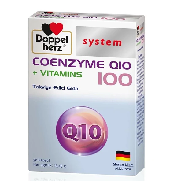 Doppelherz Koenzim Q10 + Vitamins 100 mg 30 Kapsül ürün görseli 1