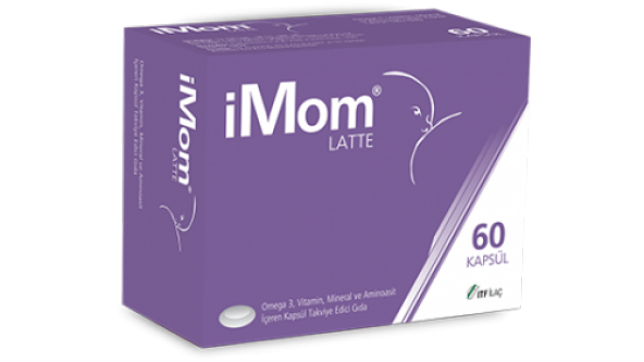 İmom Latte Omega 3 Takviye Edici Gıda 60 Kapsül ürün görseli 1