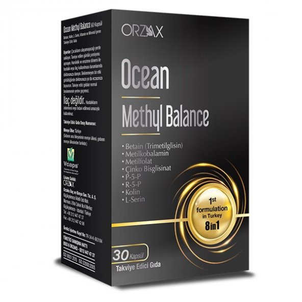 Ocean Methyl Balance 30 Kapsül ürün görseli 1