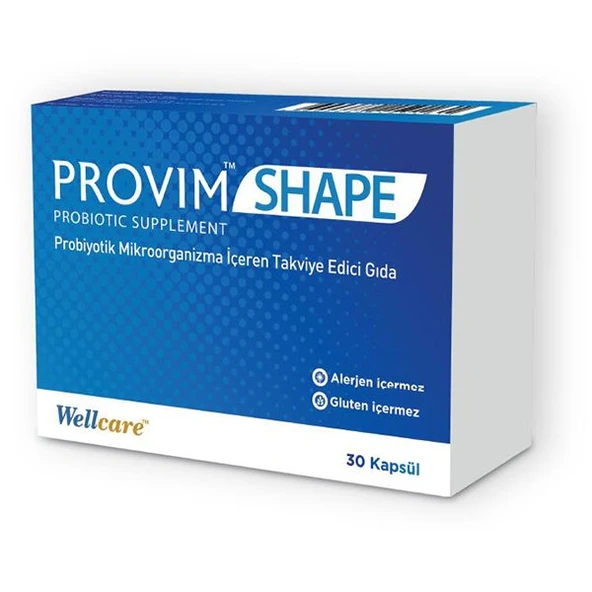 Wellcare Provim Shape 30 Kapsül ürün görseli 1