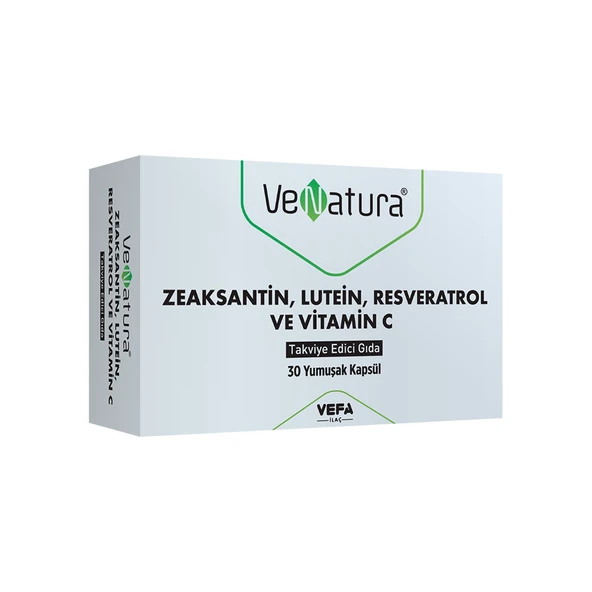 Venatura Zeaksantin Lutein Resveratrol Vitamin C 30 Kapsül ürün görseli 1