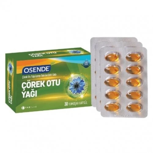 Osende Çörek Otu Yağı 30 Yumuşak Kapsül ürün görseli 1