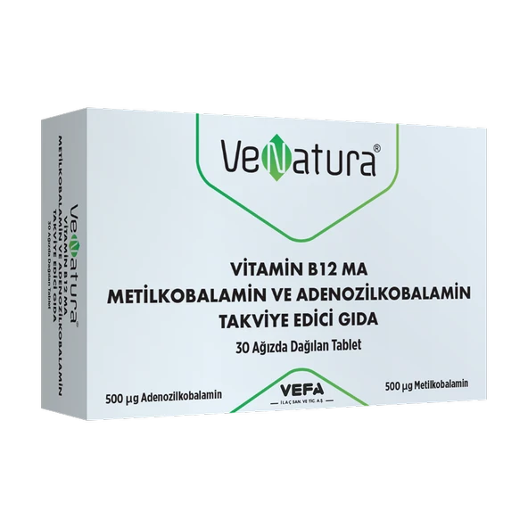 Venatura Vitamin B12 MA 30 Tablet ürün görseli 1
