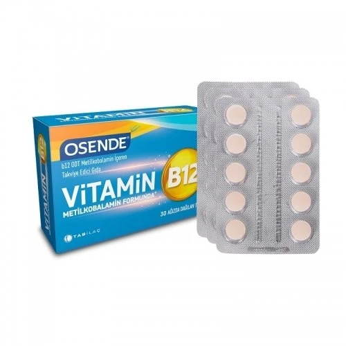 Osende Metilkobalamin Vitamin B12 30 Tablet ürün görseli 1