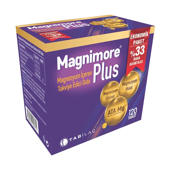 Magnimore Plus 120 Tablet ürün görseli 1