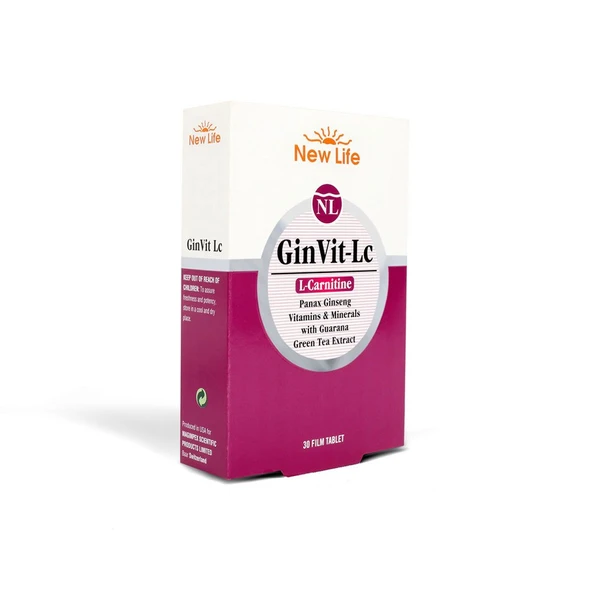 New Life Ginvit-Lc 30 Tablet ürün görseli 1