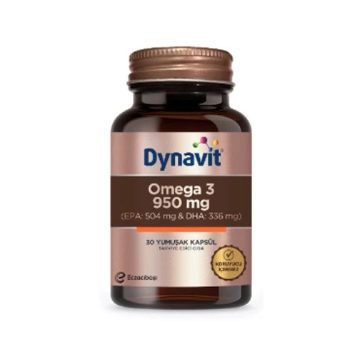 Dynavit Omega 3 950 mg 30 Kapsül ürün görseli 1