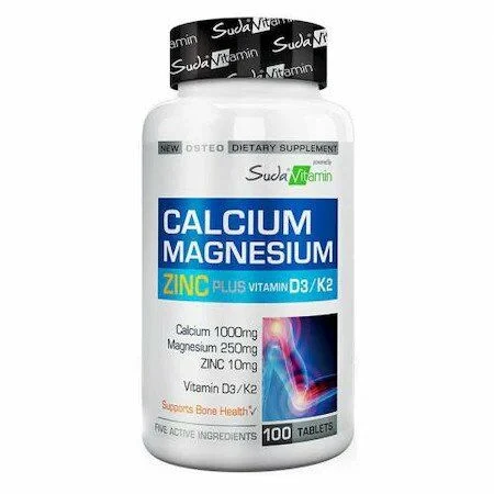 Suda Vitamin Calcium Magnesium Zinc D3 K2 100 Tablet ürün görseli 1